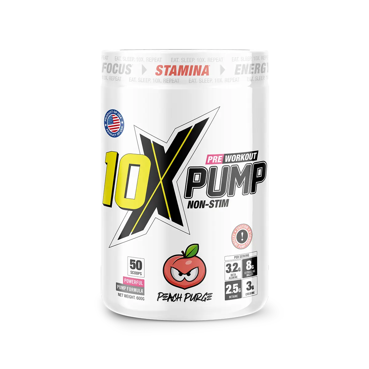 10X Athletic PUMP 600g