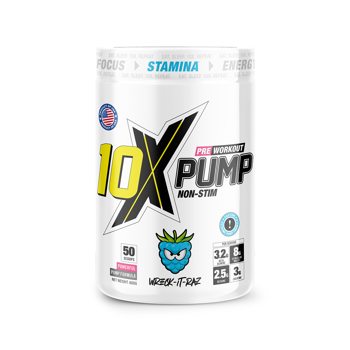 10X Athletic PUMP 600g