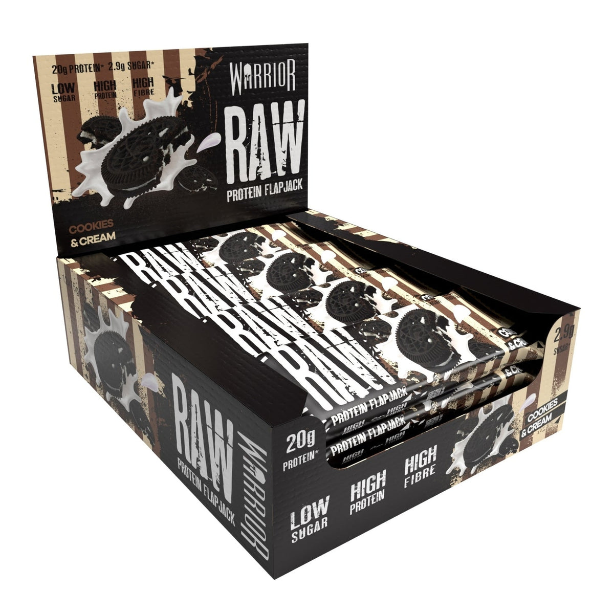 Warrior Raw Protein Flapjack 12x75g