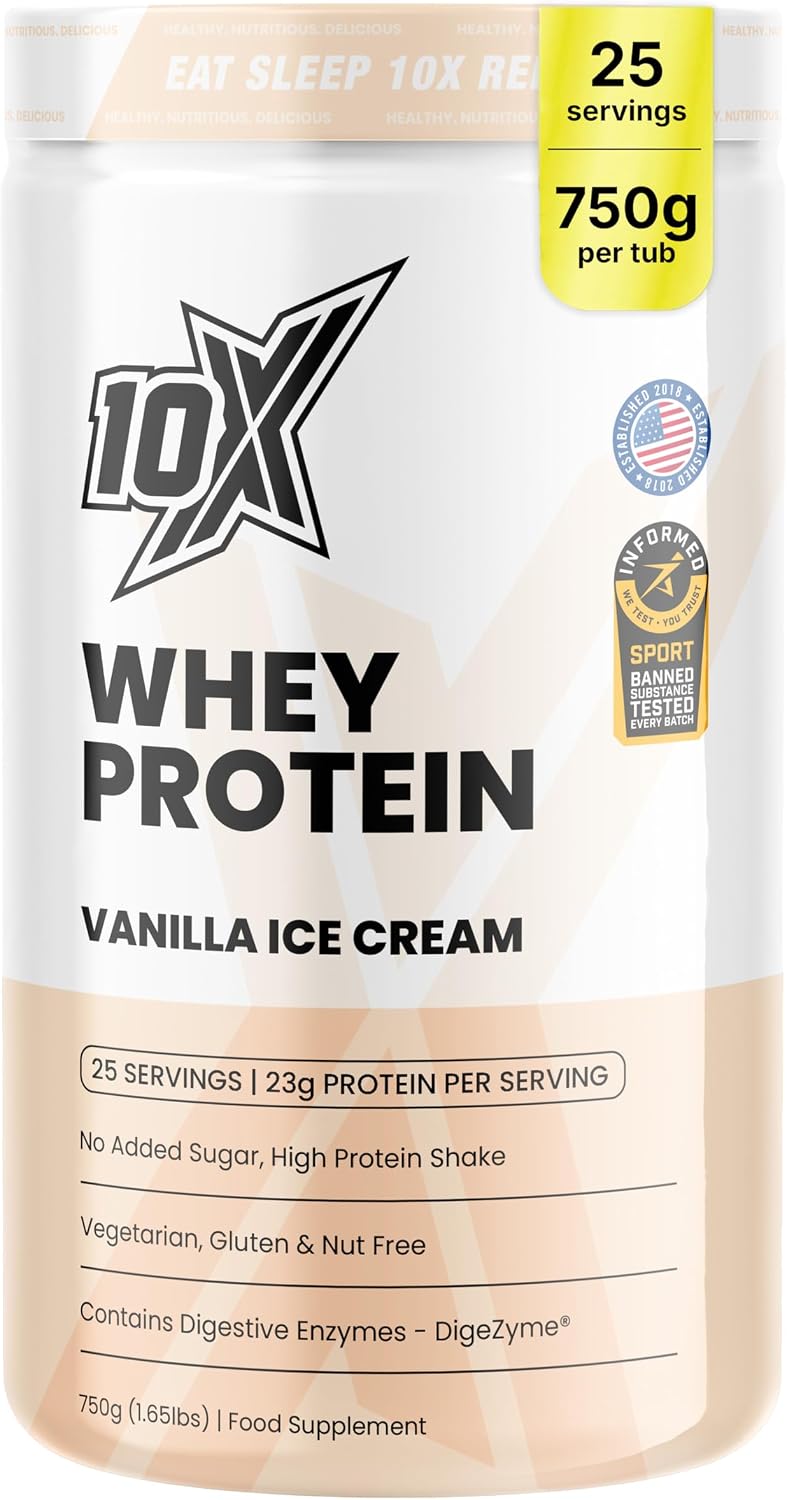 10X Athletic 10X Whey Protein 750g