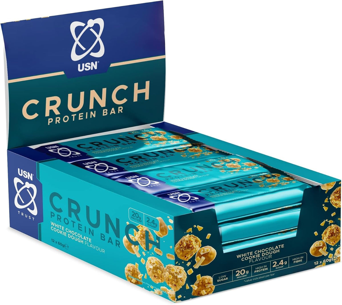 USN Trust Crunch Bars 12x60g