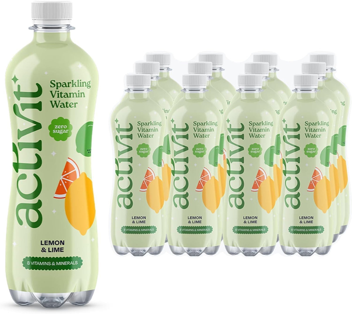 Activit Sparkling Vitamin Water 12x500ml