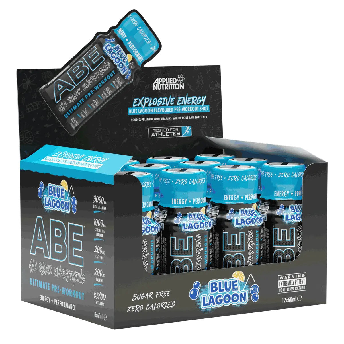 Applied Nutrition ABE (All Black Everything) Shots 12x60ml