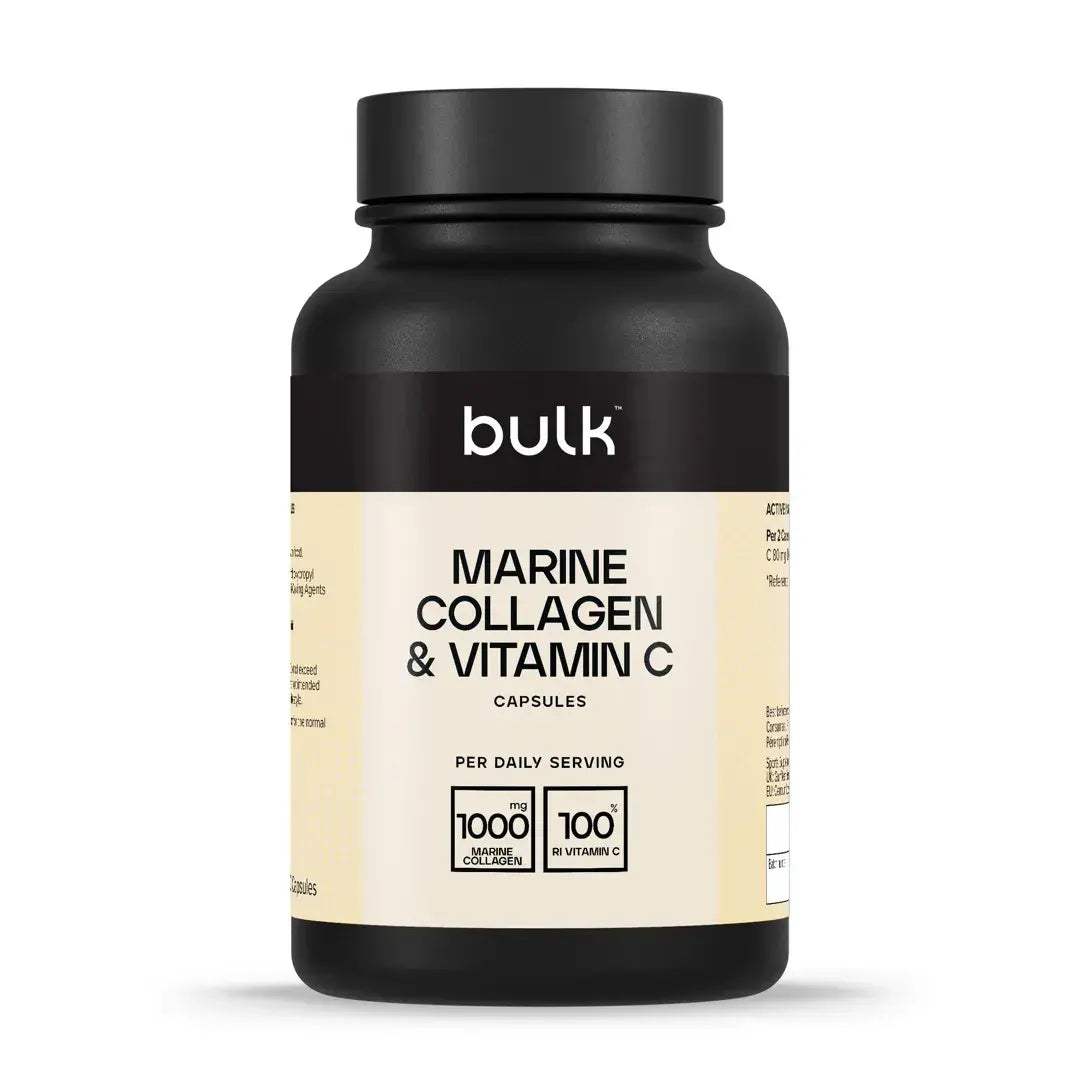 Bulk Marine Collagen & Vitamin C 500mg 180 Caps