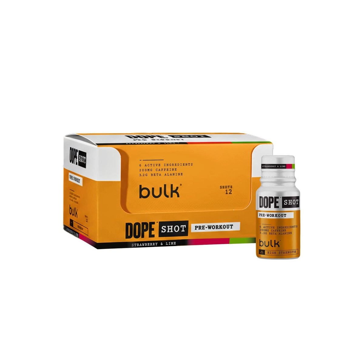 Bulk Dope Pre-Workout Shots 12x60g
