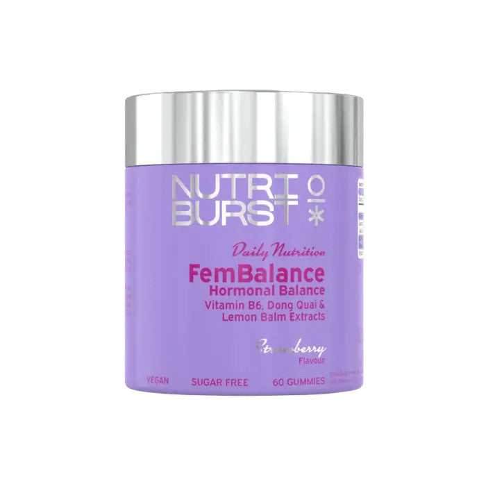 Nutriburst Fembalance 60 Gummies Strawberry