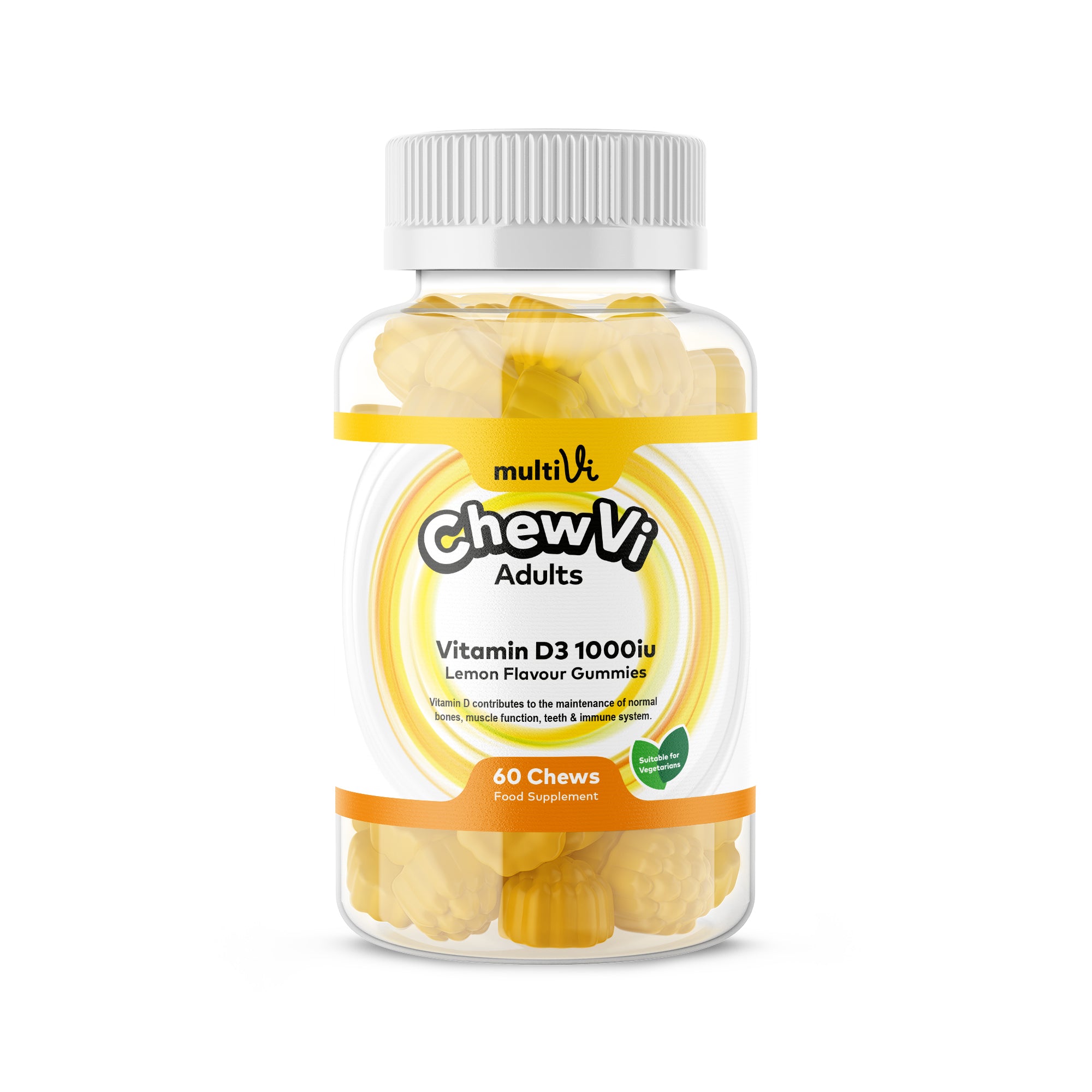 Vitamin D3 Gummies - Lemon Flavour
