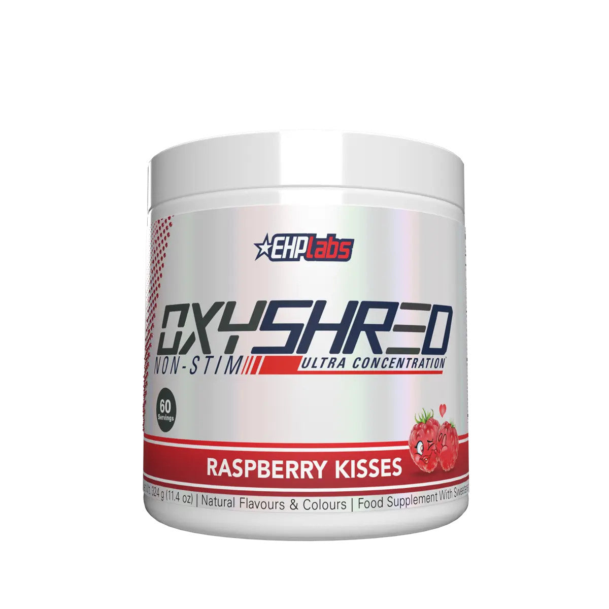 EHP Labs OxyShred Non-Stim 324g Raspberry Kisses