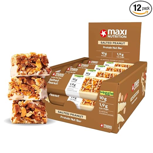 MaxiNutrition Nut Protein Bar 12x46g Salted Peanut 12x46g Salted Peanut