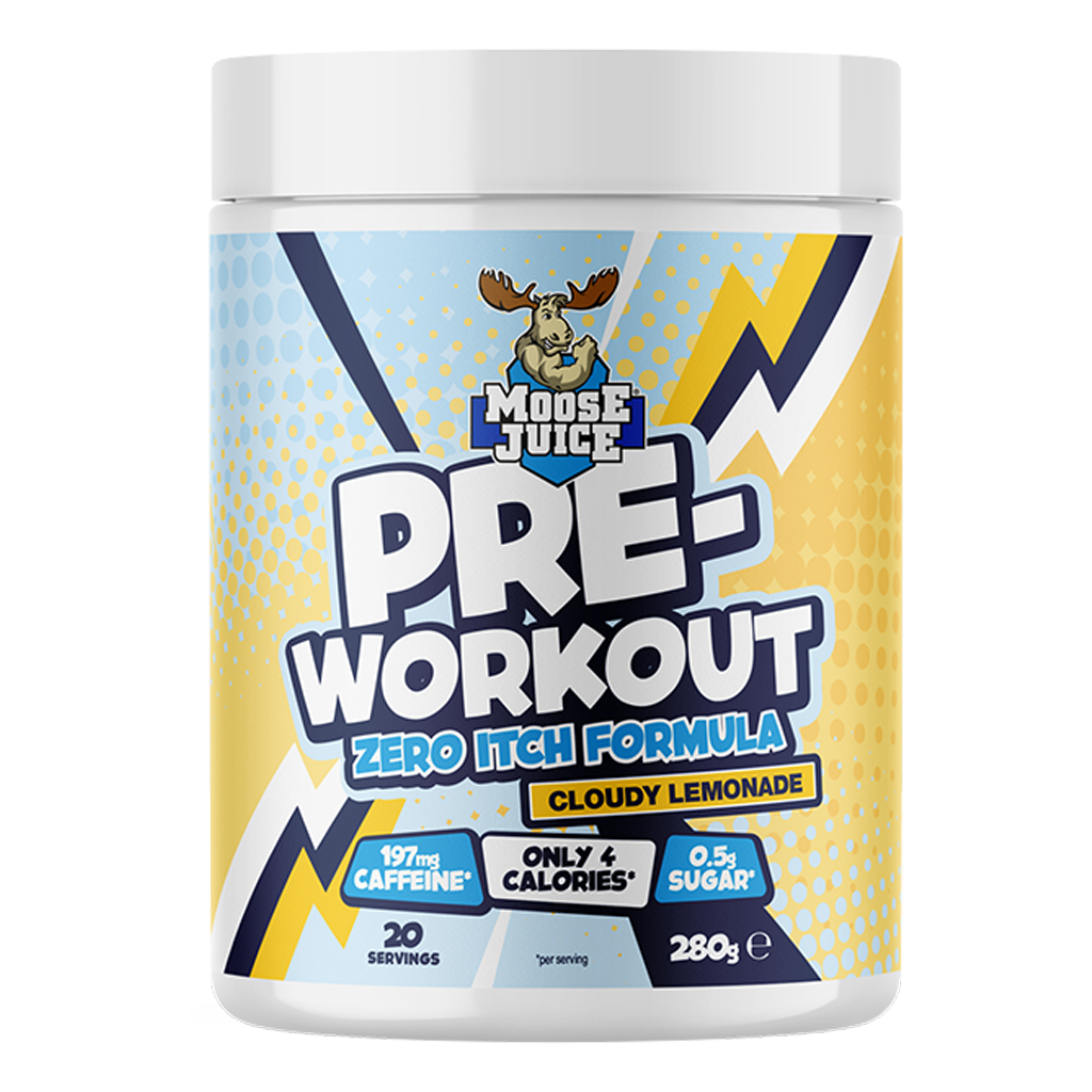 Muscle Moose Pre-Workout - Zero Itch Formula 280g