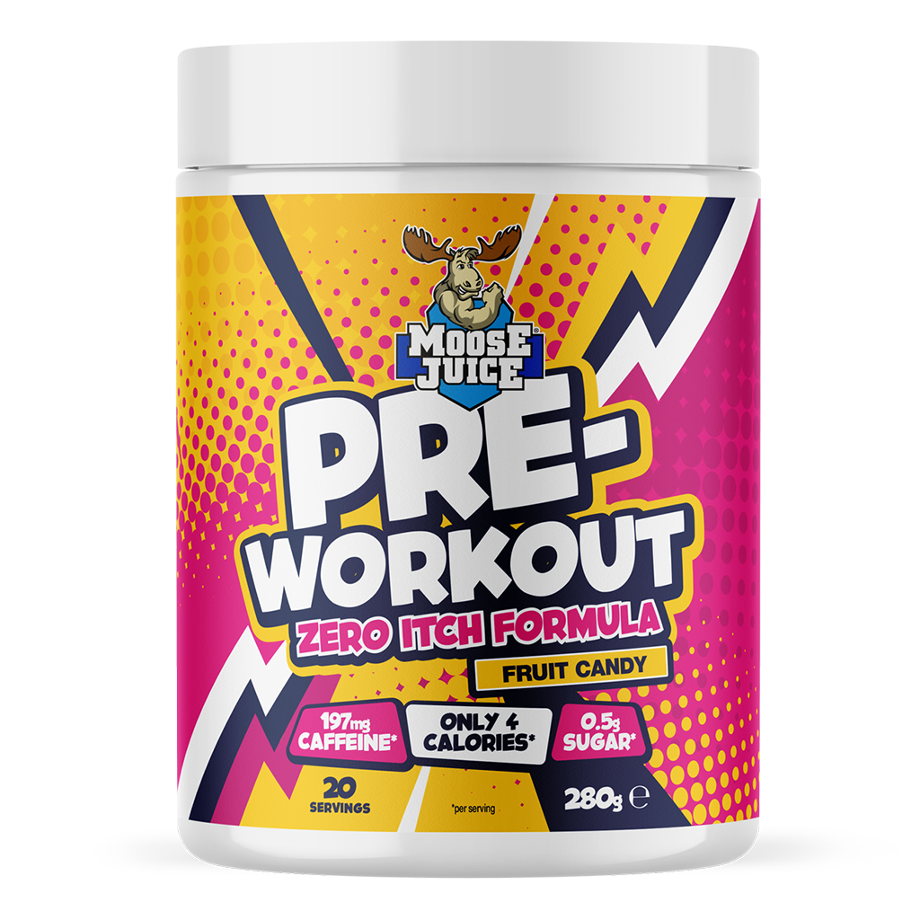 Muscle Moose Pre-Workout - Zero Itch Formula 280g