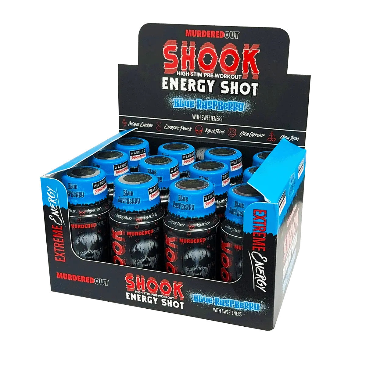 Murdered Out Shook Energy Shot 12x60ml