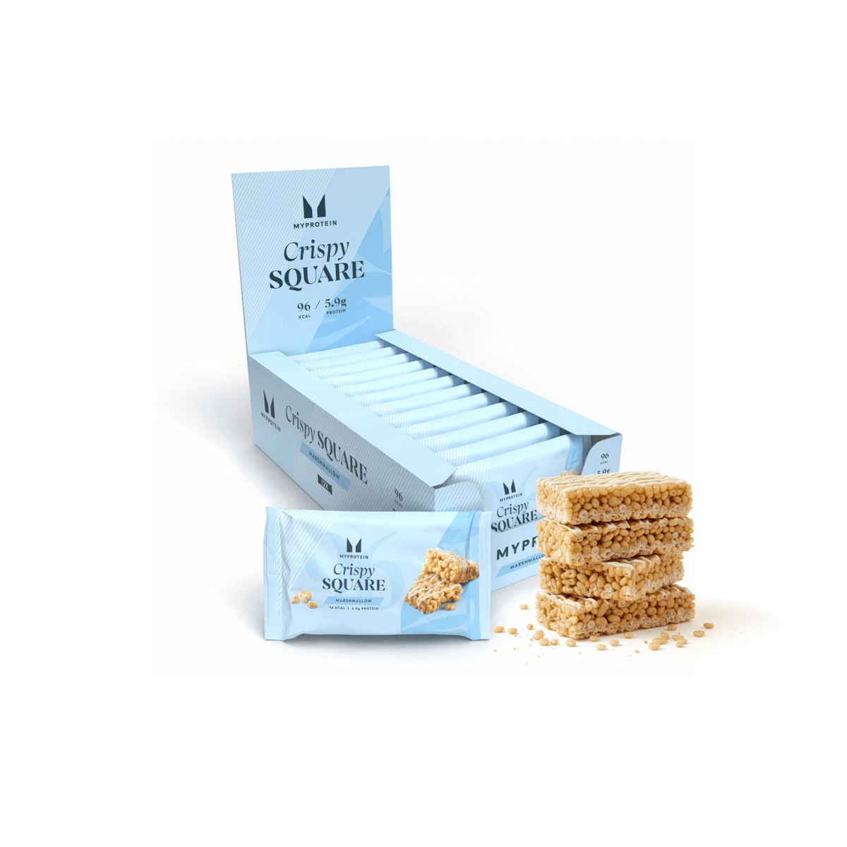 MyProtein Crispy Square 12x30g Marshmallow