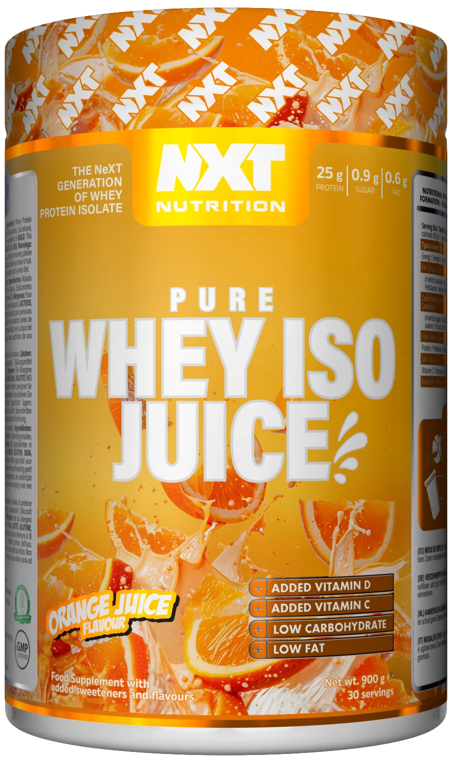 NXT Nutrition Pure Whey ISO Juice 900g