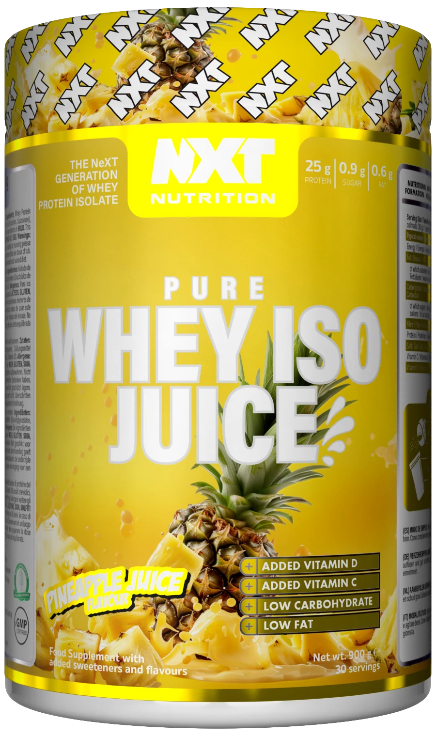 NXT Nutrition Pure Whey ISO Juice 900g