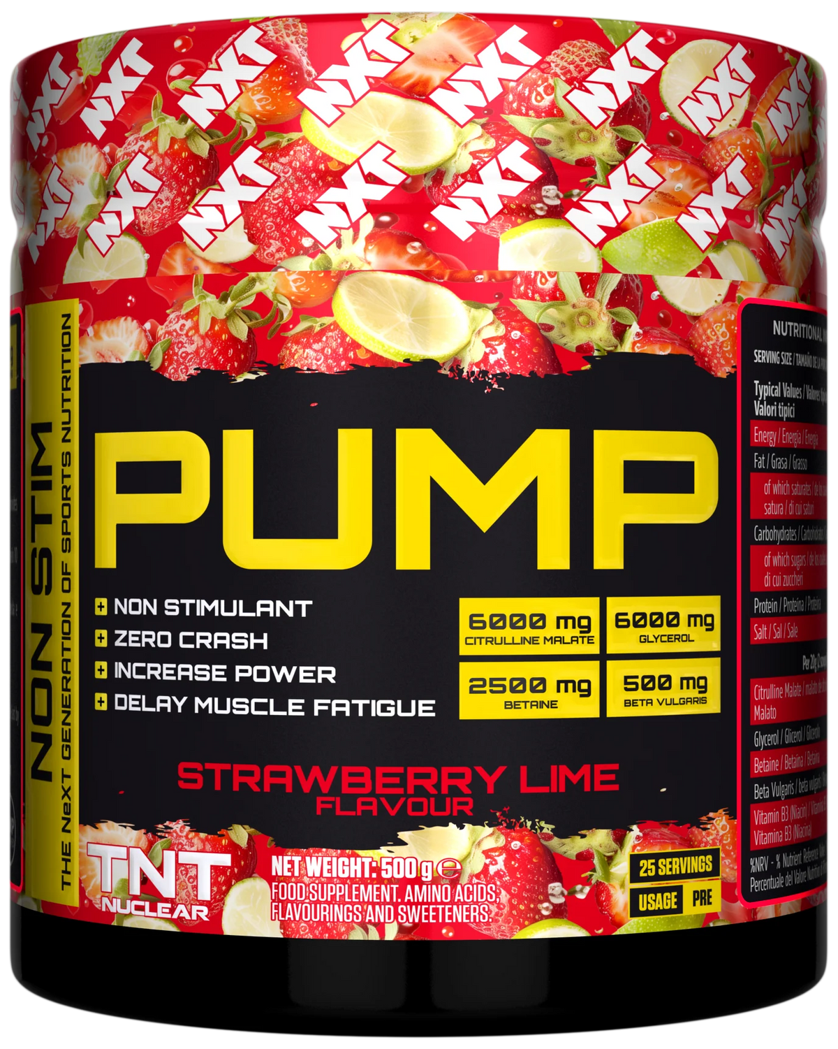 NXT Nutrition TNT Nuclear PUMP (Stim-Free) 500g
