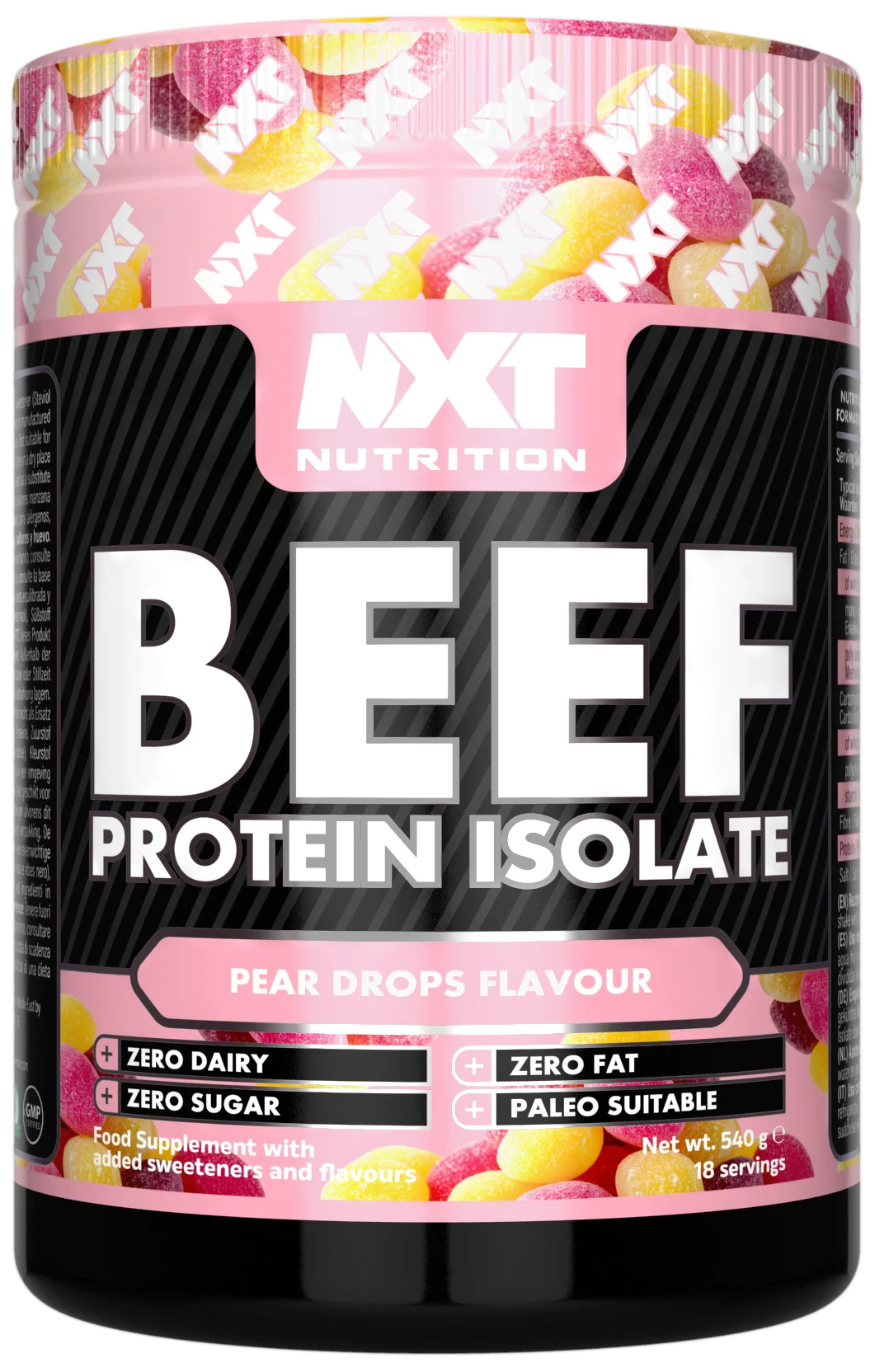 NXT Nutrition Beef Protein Isolate 540g