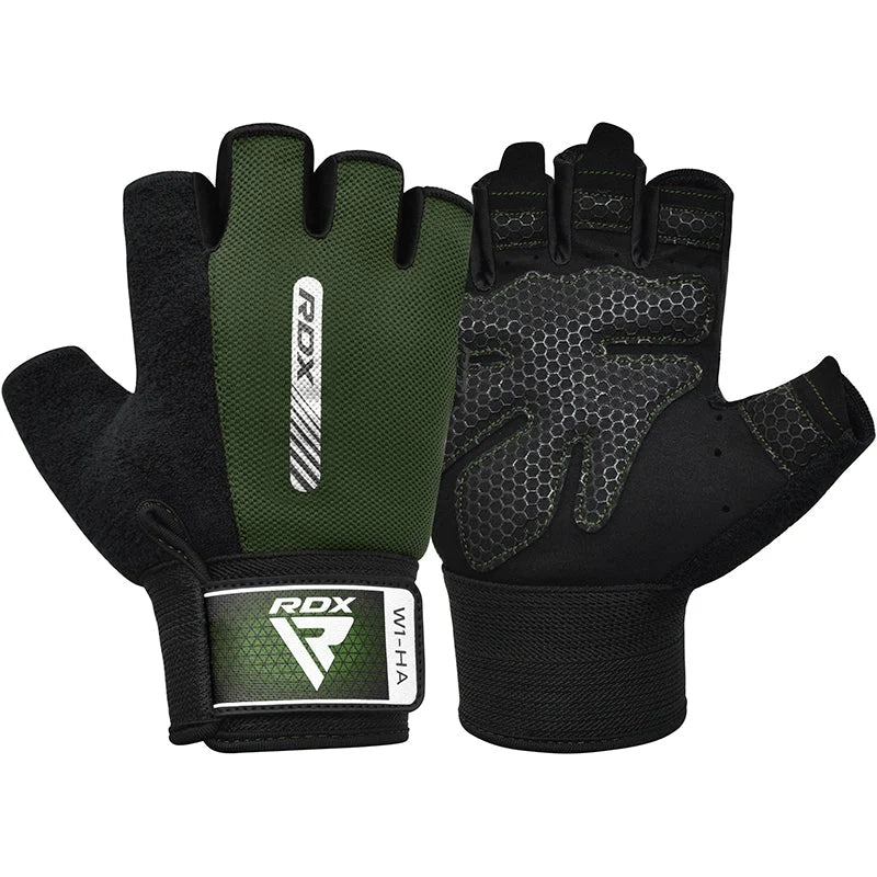 RDX Gym Weight Lifting Gloves W1 Half Plus M
