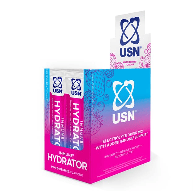 USN Immune Hydrator Sachets 20x8g Mixed Berry