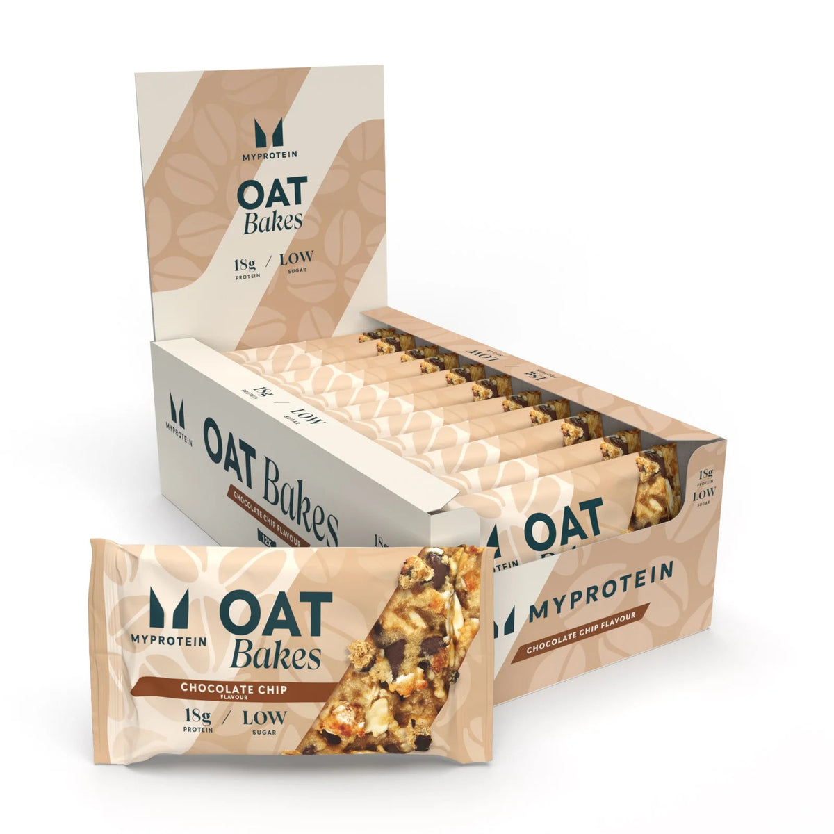 MyProtein Oat Bakes 12x75g Chocolate Chip
