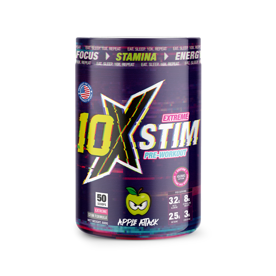 10X Athletic STIM 600g