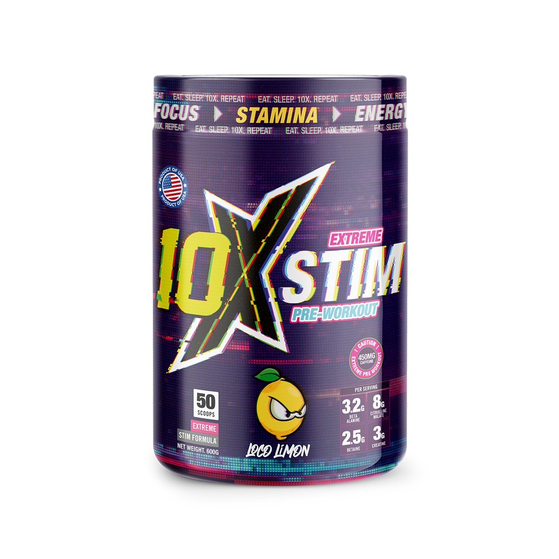 10X Athletic STIM 600g