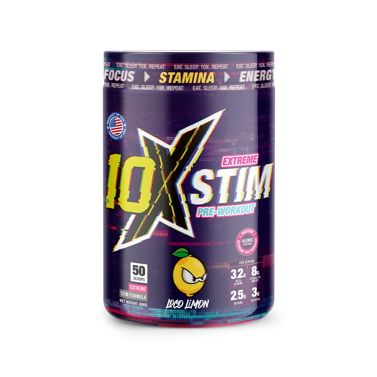 10X Athletic STIM 600g