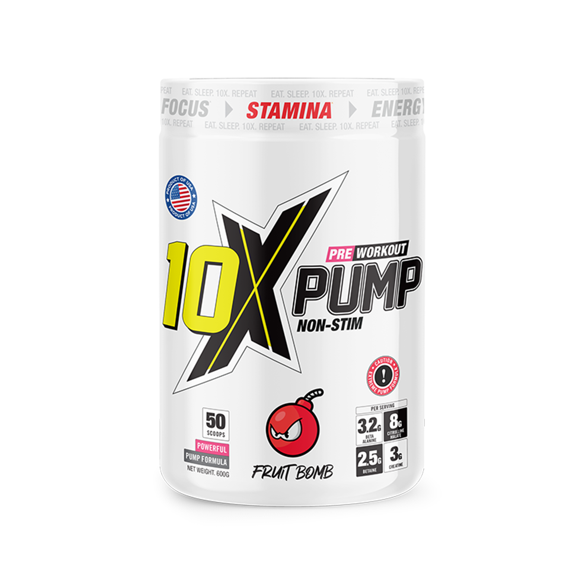 10X Athletic PUMP 600g