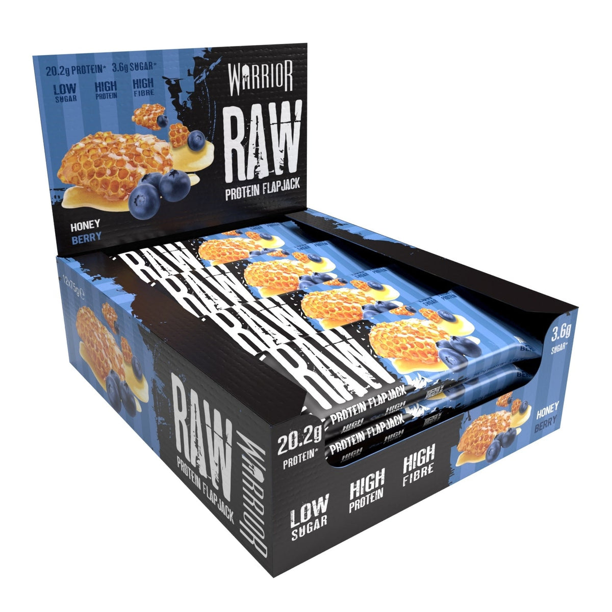 Warrior Raw Protein Flapjack 12x75g