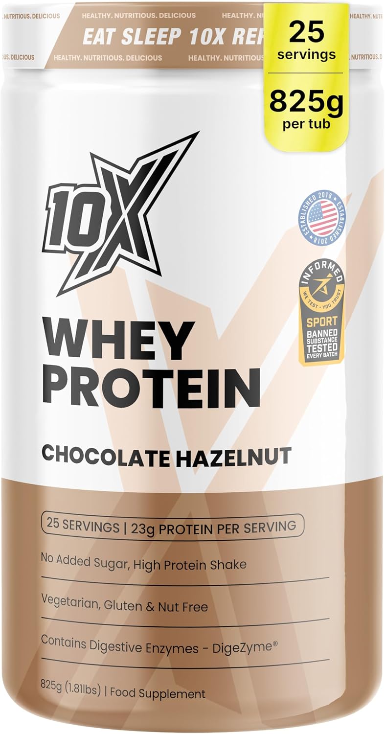 10X Athletic 10X Whey Protein 825g
