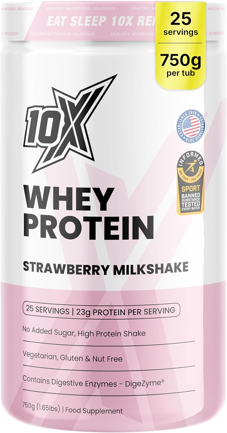 10X Athletic 10X Whey Protein 750g