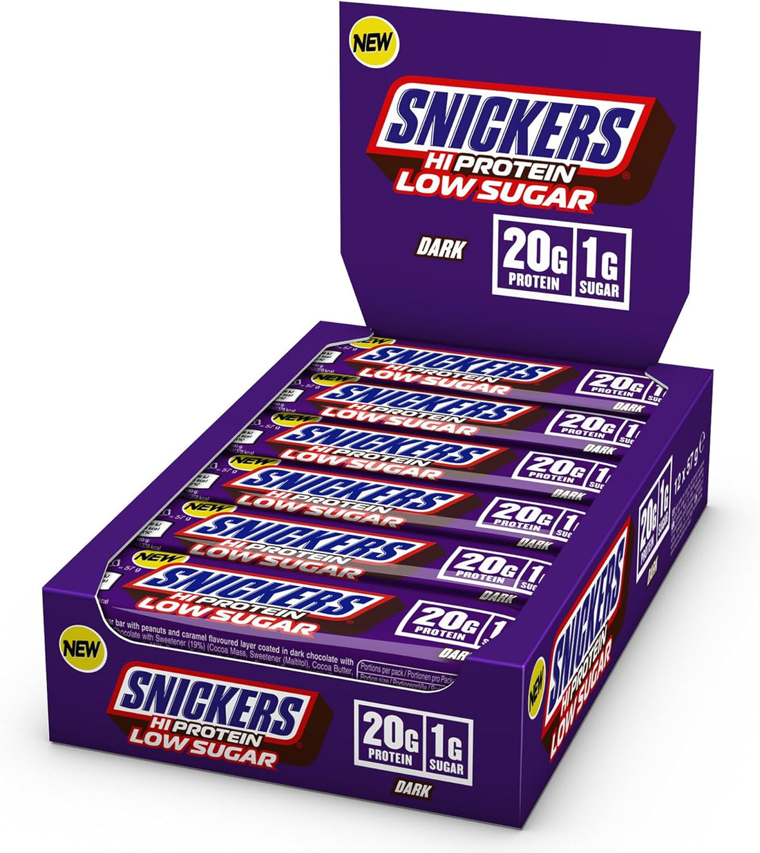 Snickers Low Sugar High Protein Bar 12x57g