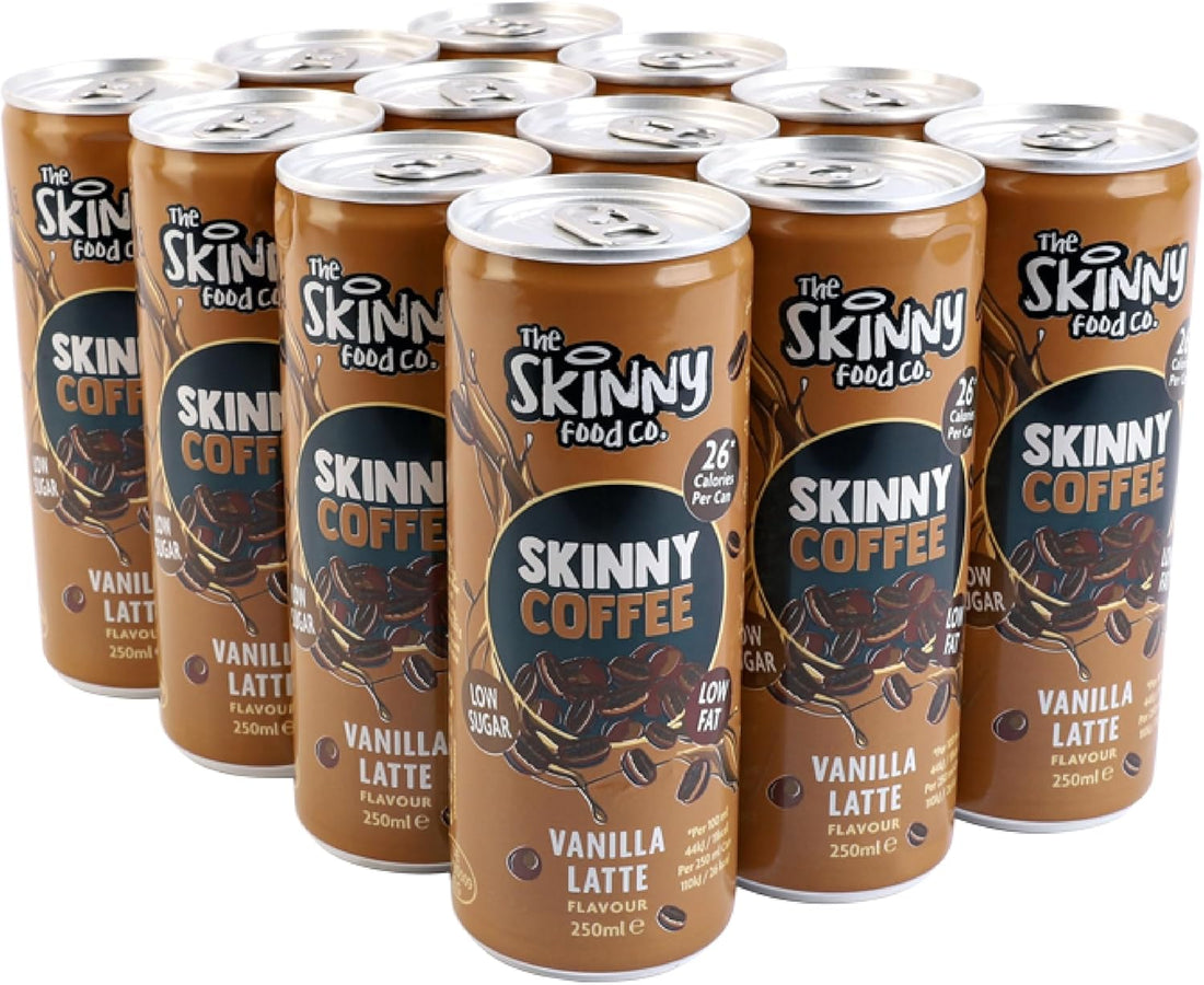 The Skinny Food Co Skinny Coffee 12x250mll Vanilla Latte