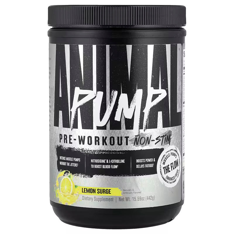 Animal Pump Non Stim 442g Lemon Surge