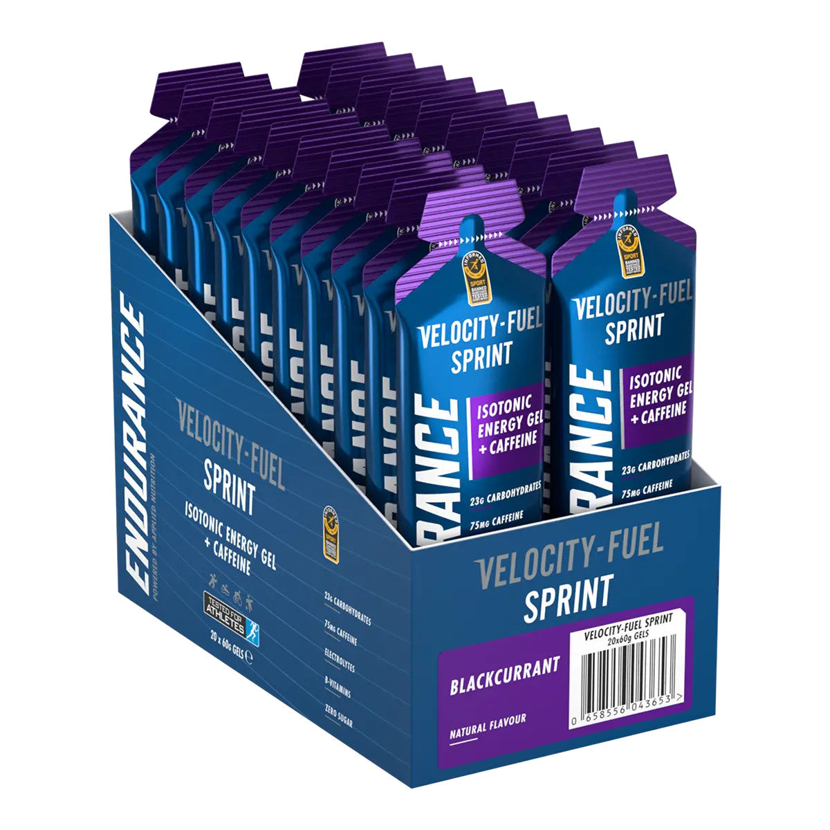 Applied Nutrition Endurance Velocity Sprint Gel 20x60g