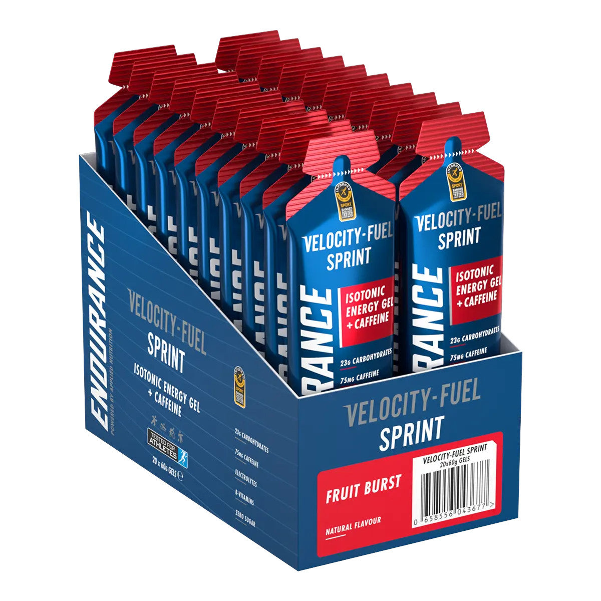 Applied Nutrition Endurance Velocity Sprint Gel 20x60g