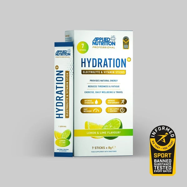 Applied Nutrition Hydration+ Electrolyte &amp; Vitamin Powder Sticks 7x8g