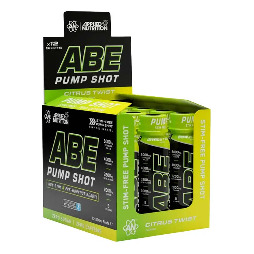Applied Nutrition ABE Stim Free Pump Shots 12x100ml