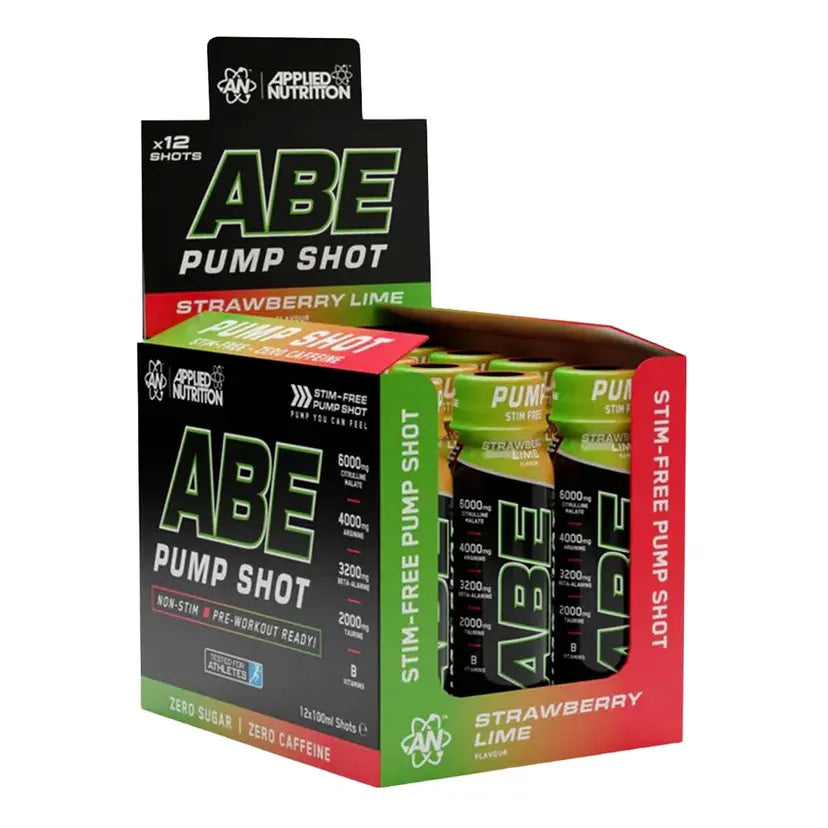 Applied Nutrition ABE Stim Free Pump Shots 12x100ml