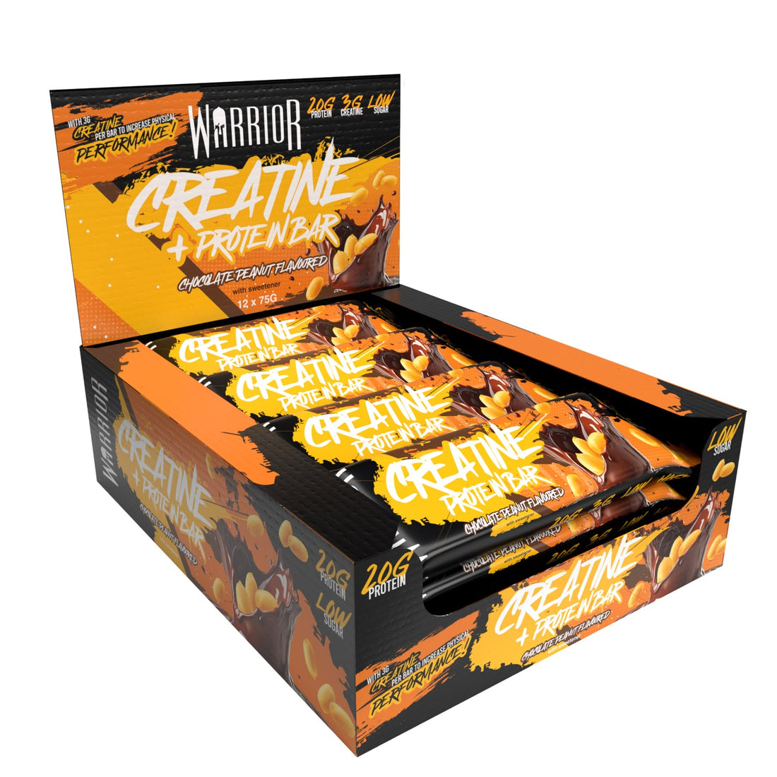 Warrior Creatine Bars 12x75g