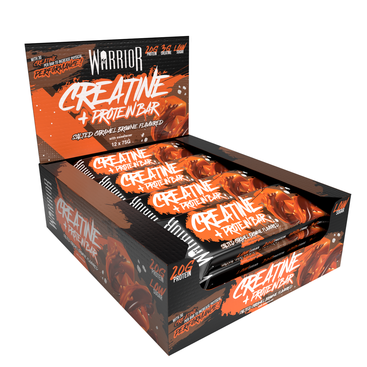 Warrior Creatine Bars 12x75g