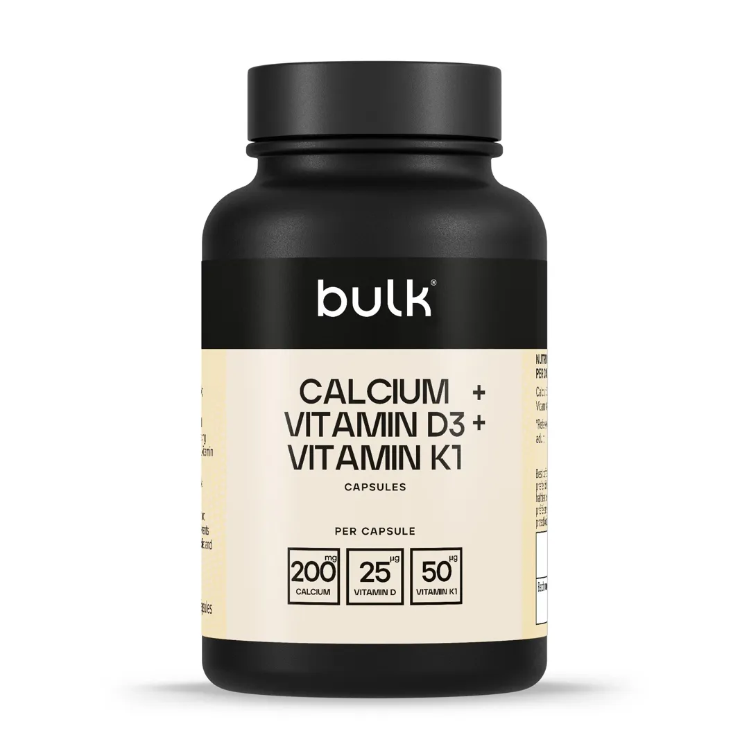 Bulk Calcium + Vitamin D3 + Vitamin K1 1000mg 270 Caps