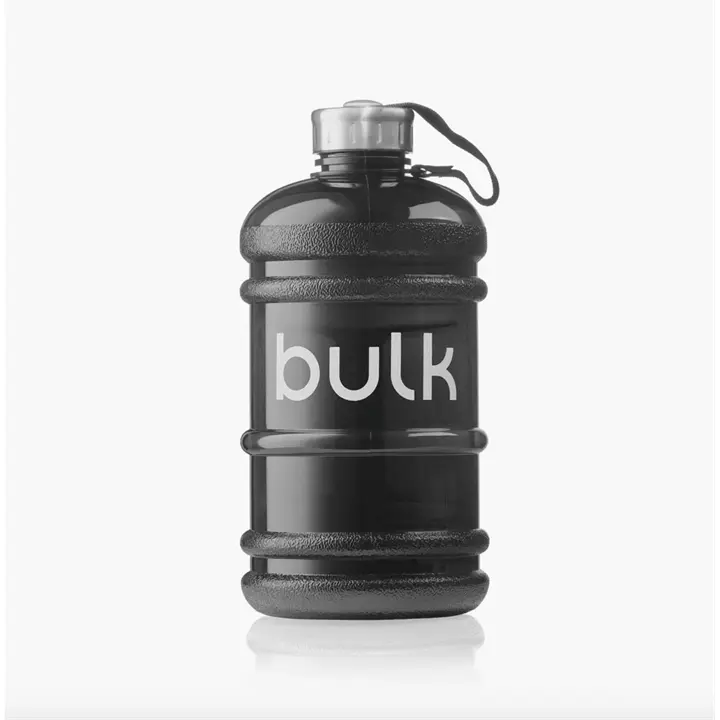 Bulk Half Gallon Water Bottle 2200ml Gunmetal Black