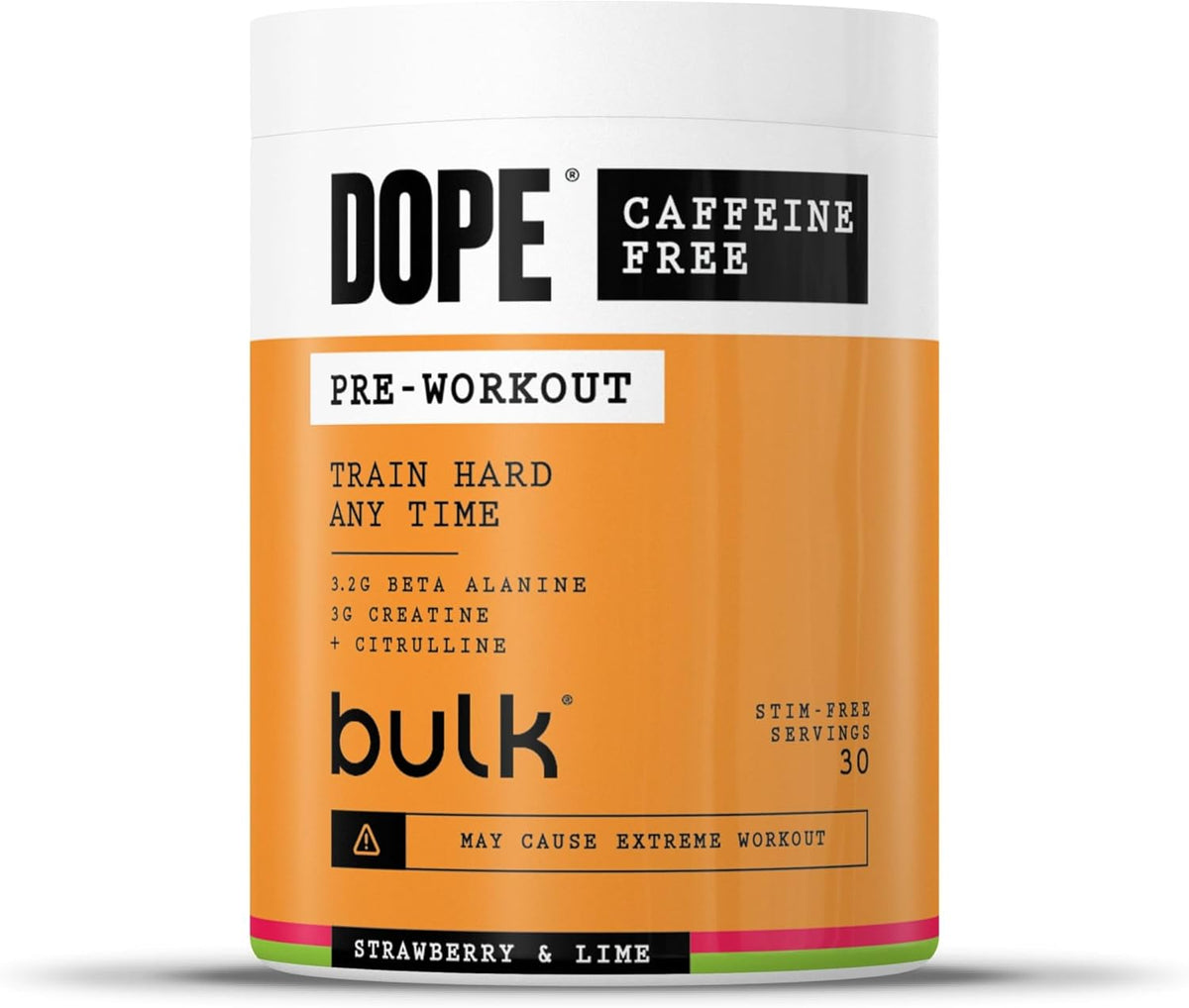 Bulk Dope Pre Workout Caffeine Free 510g