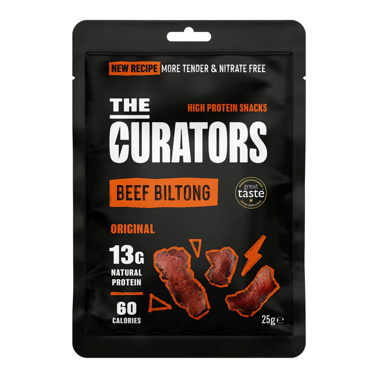The Curators Beef Biltong 12x25g