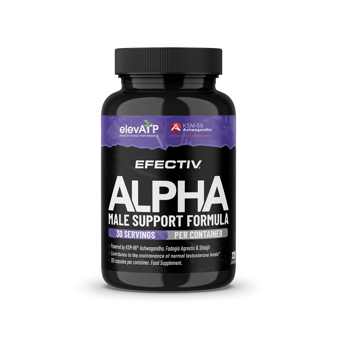 Efectiv Nutrition ALPHA Male Support 120Caps