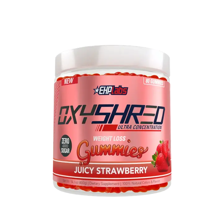 EHP Labs OxyShred Gummies 400g Juicy Strawberry