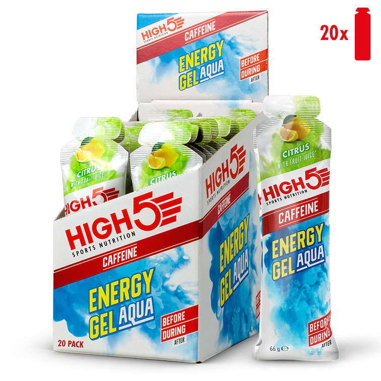 HIGH5 Energy Gel Aqua Caffeine 20x66g