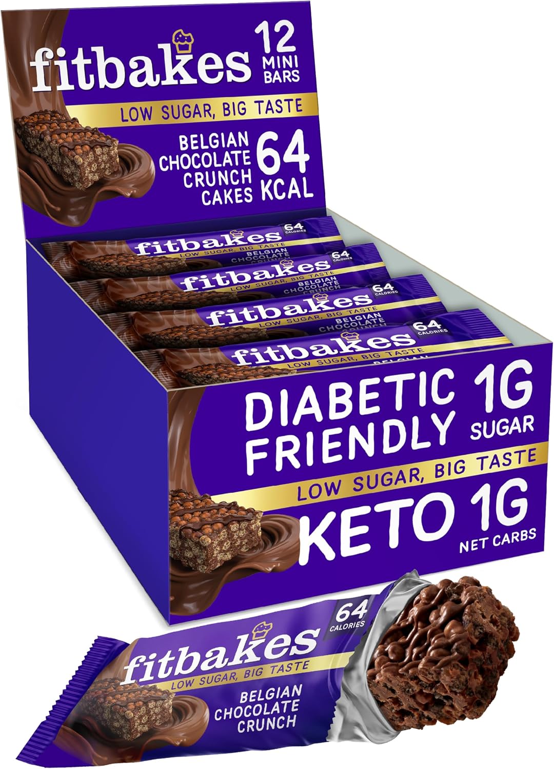 Fitbakes Crunch Bar 12x19g