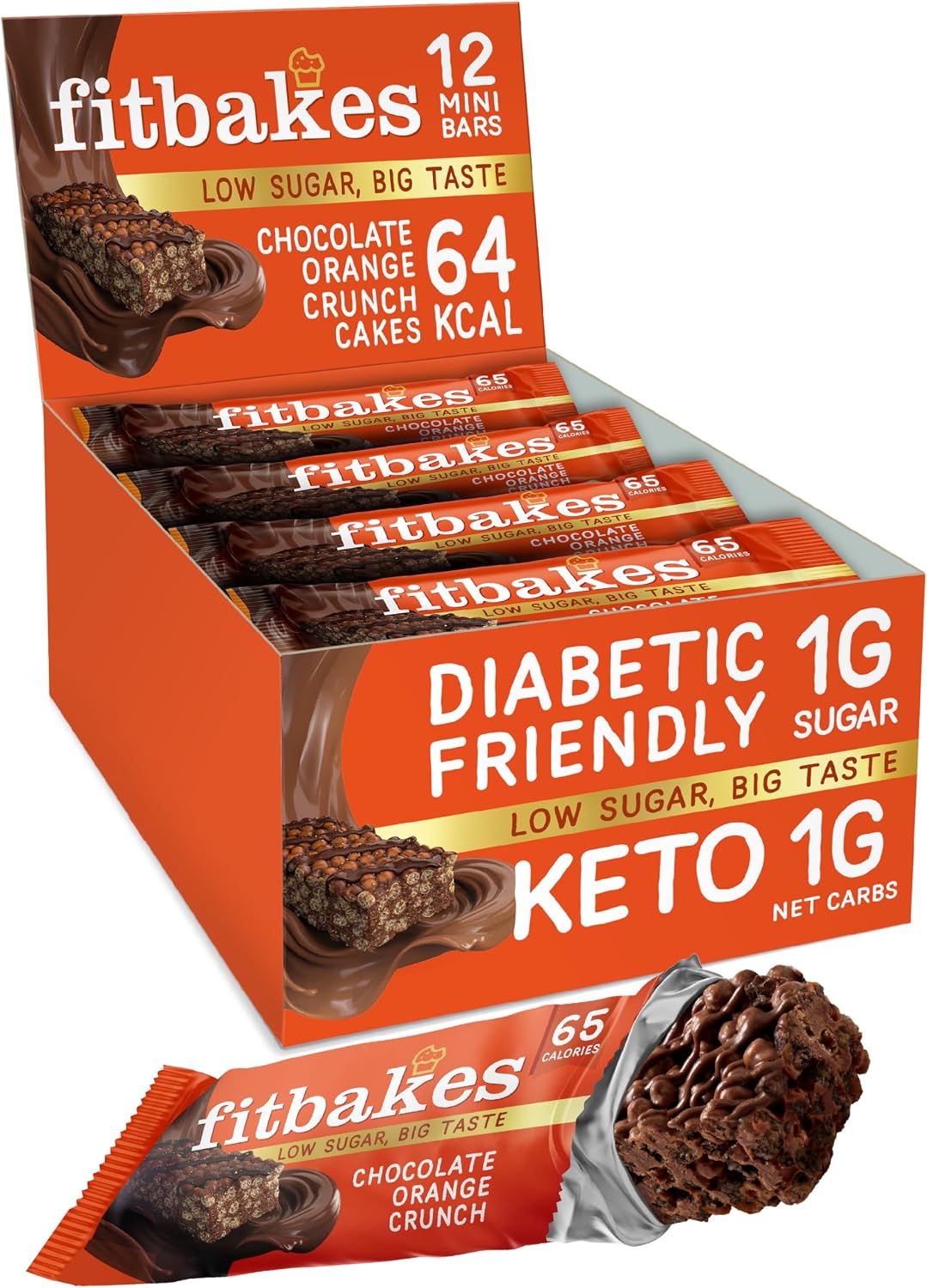 Fitbakes Crunch Bar 12x19g